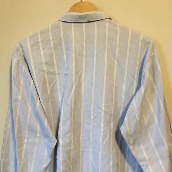 Vintage Canadian 100% Cotton Vertical Stripe Button Down Shirt - Picture 5 of 16
